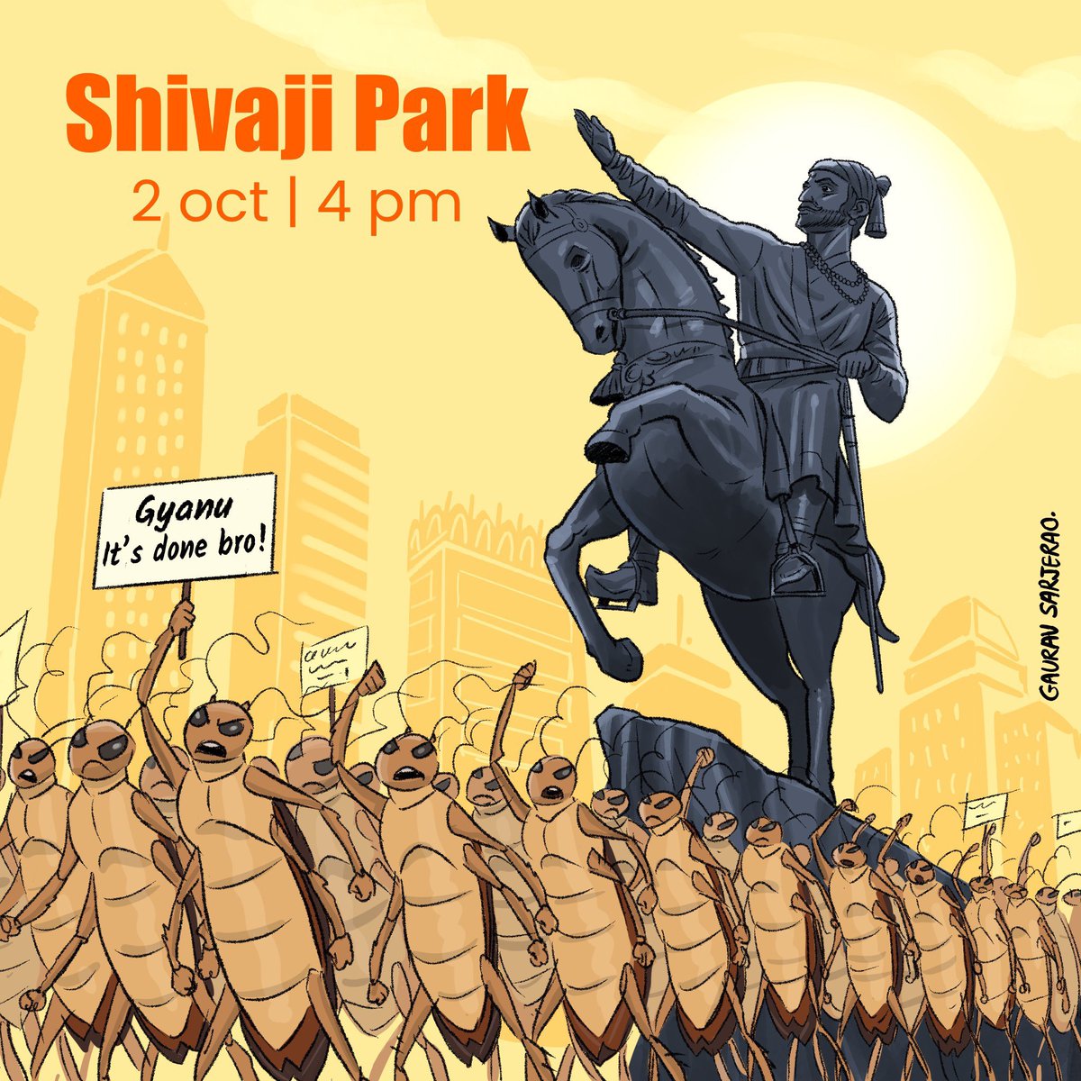 abhijeet_dipke's tweet photo. Chalo Mumbai! 

#GyanuMustGo https://t.co/VZ0JQKAypE