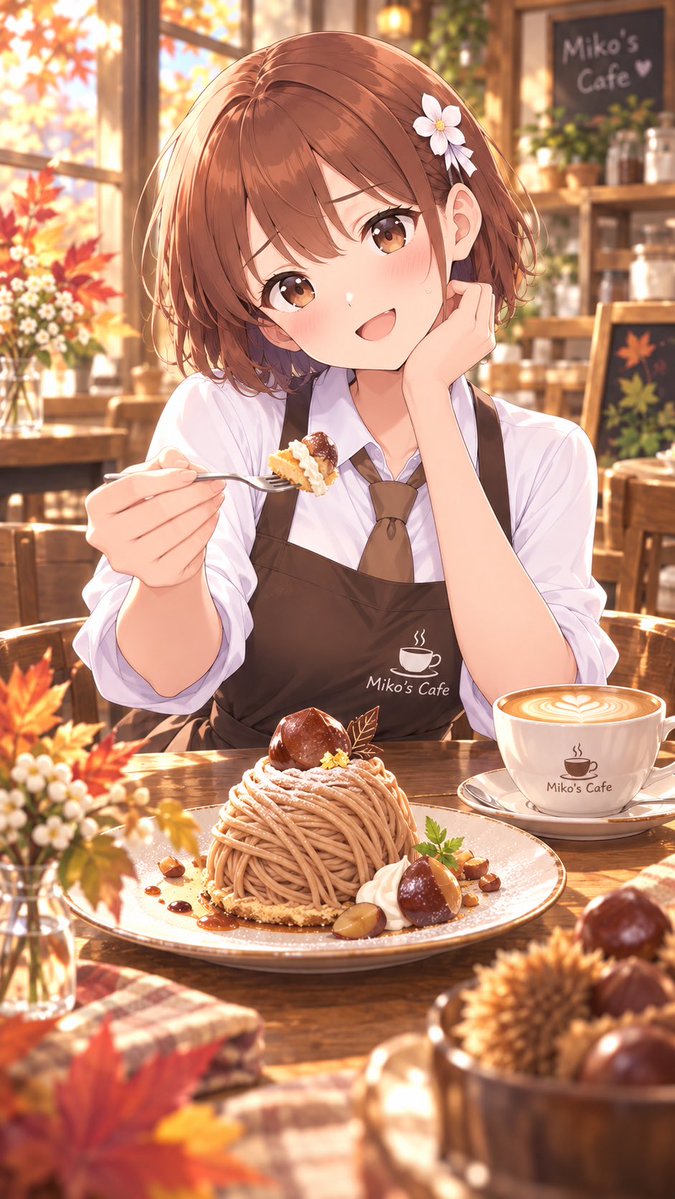 miko62ac's tweet photo. 今日は「和栗の日」🌰

お昼休みにちょっと甘いもの☕️
秋になると栗スイーツが気になります🍁

午後からもゆるっと頑張ろう☺️

#和栗の日 #秋スイーツ #白石みこ https://t.co/ByPUkFDZoA