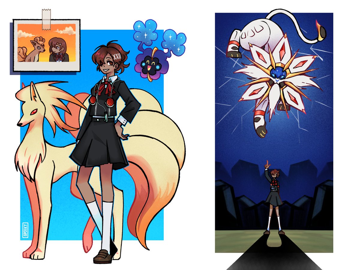spoikycat's tweet photo. Guys I'm stupid I forgot to put my Vgen link in the post so here's another post with more Persona x Pokemon 🥀 

I wanna get on Vgen, thank you for the support! #VGenCode
https://t.co/vC96LEhPmb https://t.co/lAzOJDTmoB