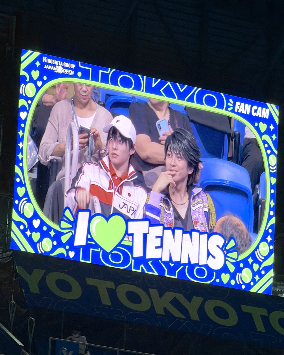 masu__0305's tweet photo. 木下グループジャパンオープンの観戦に来たんだけどこれって越前リョーマくんと越前リョーガくんじゃない！？！？ https://t.co/ulPaDhrhGA