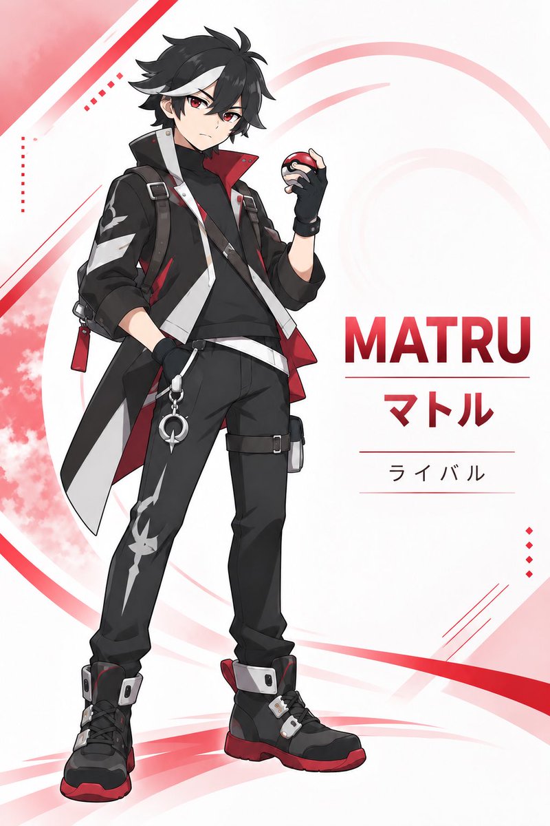 gen100_hevehell's tweet photo. ———ライバル、マトル。———

主人公ルアの前に立ちはだかるライバル「マトル」。

同世代ながら大人びた雰囲気を持ち、
旅の中で何度もルアと交わります。

※本企画は非公式のファンメイド作品です。

#ポケ妄想 #ポケットモンスター https://t.co/Q5JaMjlgnr