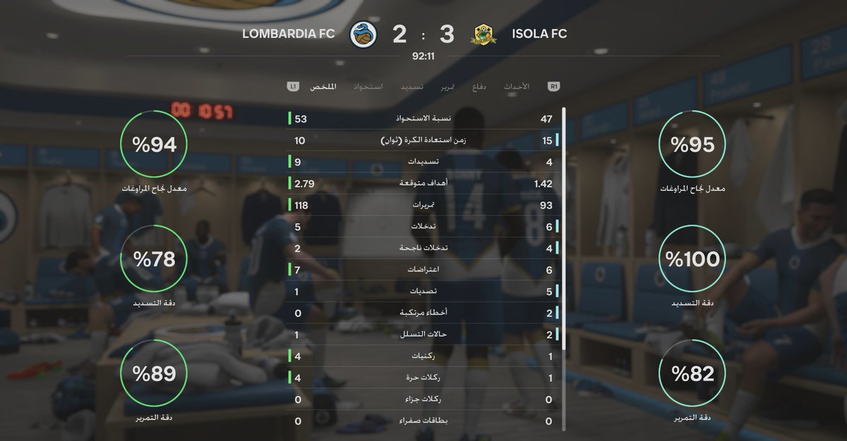 SON__76's tweet photo. 💛ايزولا🤍 ينتصر في في الديربي من أمام انتر ميلان بثلاثية مقابل هدفين 👏🏾💪🏾

- مارتيني ⚽️⚽️ توماس 🅰️ سانتورو 🅰️

- ويدمر ⚽️ مارتيني 🅰️

#FC27 #كرير_مود #Career_Mode #ISOLA #ديربي #Derby https://t.co/WgmP54eqV8