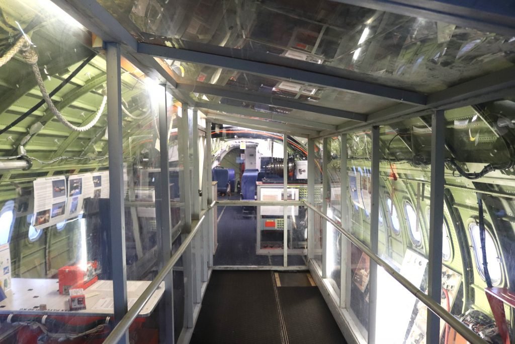 UKBorderWatch's tweet photo. I stepped inside the last airliner fully built in Britain

At Manchester Airport’s Runway Visitor Park in Greater Manchester, I step inside the preserved Avro RJX to see how an airliner still being developed differed from a finished cabin.

I nearly walk through the glazed passage, then turn back.

Exposed green ribs, wiring and bare windows reveal the engineering normally hidden behind a passenger cabin.

Suddenly, this regional jet feels less like a museum exhibit and more like work paused mid-sentence.

I leave thinking about the patient trial work behind every ordinary flight.