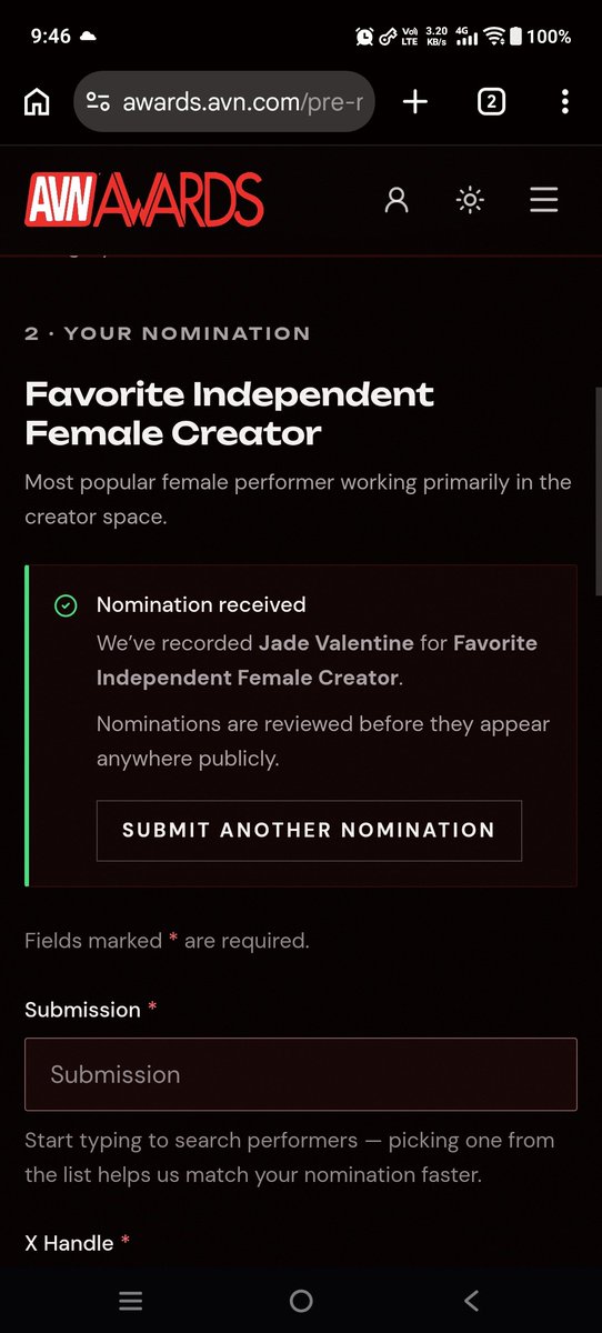 AsutoshC52976's tweet photo. @mrsvalentine666 is a very calm, gentlewoman, who mind her own business. Your charismatic and performances convinced me, from India🇮🇳, to nominate you as my favourite INDEPENDENT FEMALE CREATOR. 

Love you, Jade! ❤️ https://t.co/O3bFu8bcwJ