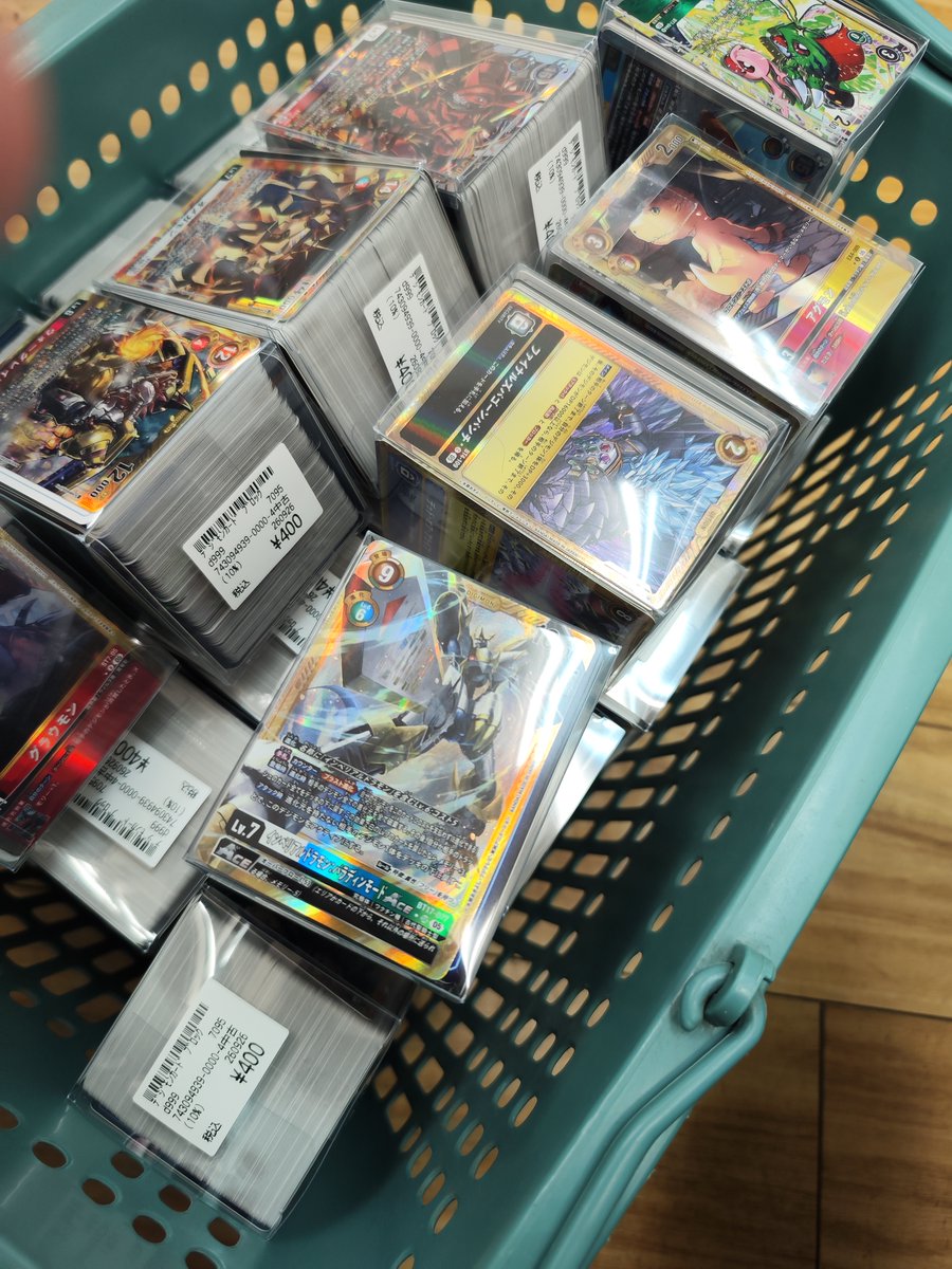 C_WINGSDG's tweet photo. 大人気‼デジモンカードブロック補充しました‼
＃デジカ https://t.co/0rrntAAwvO