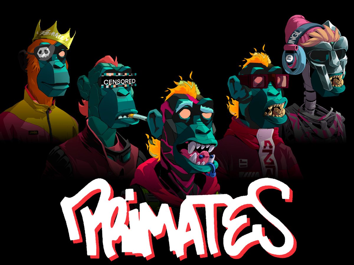 ArtekVisual's tweet photo. Primates Gang @Primatesnft 💚 https://t.co/makSutSfhq