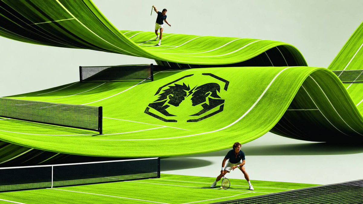 CLASHPAIR's tweet photo. A tennis court with no clear end to it. That feels about right for a rivalry that keeps pulling you back in. CLASHPAIR is being built around matchups fans care about. https://t.co/iXmSIW4b1d