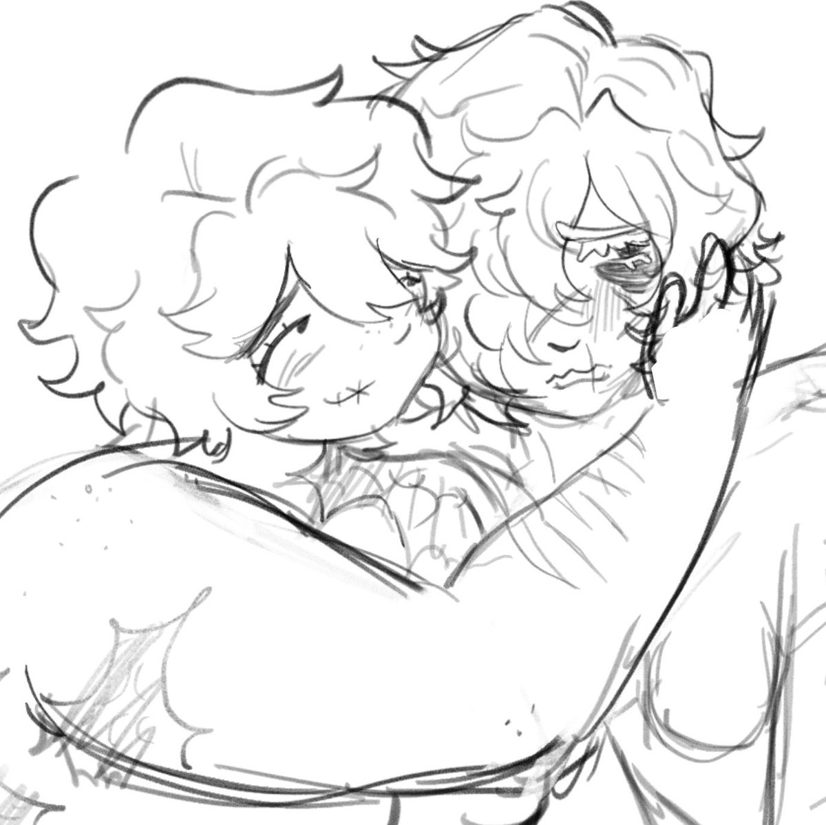 lesbiangrantz's tweet photo. thank you for the love on this : ) in my eyes &amp; in my Heart victor is a tmasc lesbian andrews a tfem lesbian And they spend the rest of their Miserable little lives easing eachothers Pains ❤️ https://t.co/4gRHOmR50e