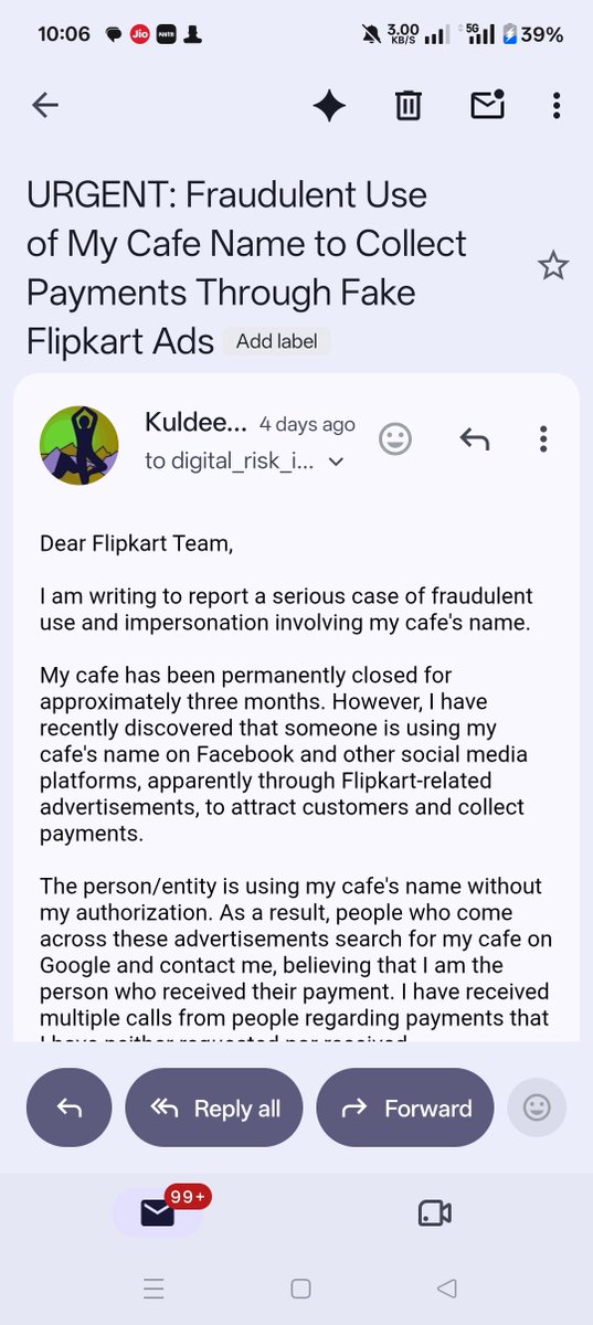 kuldeeppanwar22's tweet photo. Neither @Cyberdost @Paytmcare is blocking this upi id.
Even not @flipkartsupport is responding 
Everyday 100s people calling me and they're simply looting people on collecting payments via fraud
More attachments follows https://t.co/ygX56DWBtX