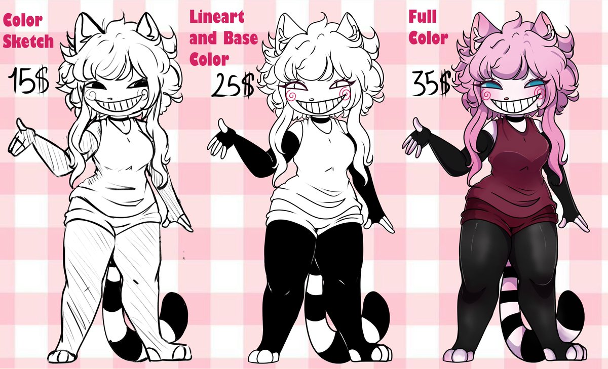 SnowyEira's tweet photo. New commission rates—half-body and headshot prices are negotiable; payment via PayPal. https://t.co/0dTAr8VZgG