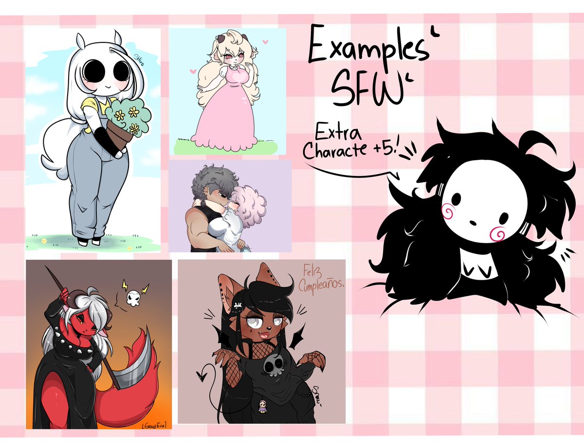 SnowyEira's tweet photo. New commission rates—half-body and headshot prices are negotiable; payment via PayPal. https://t.co/0dTAr8VZgG