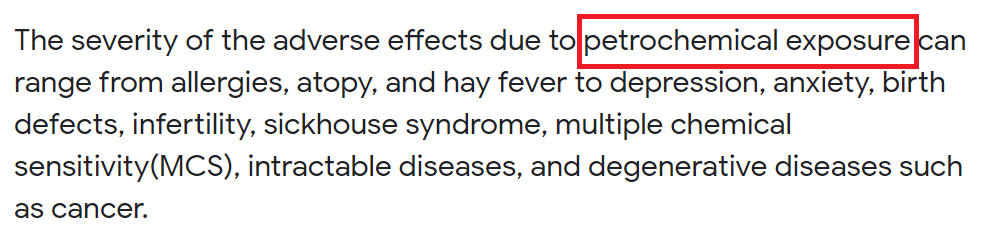 Whatever1297291's tweet photo. @rowton007 And then there is this: 
Approximately 99% of pharmaceutical feedstocks, reagents, and active ingredients are derived from petrochemicals. https://t.co/Fd0ZxjrATT