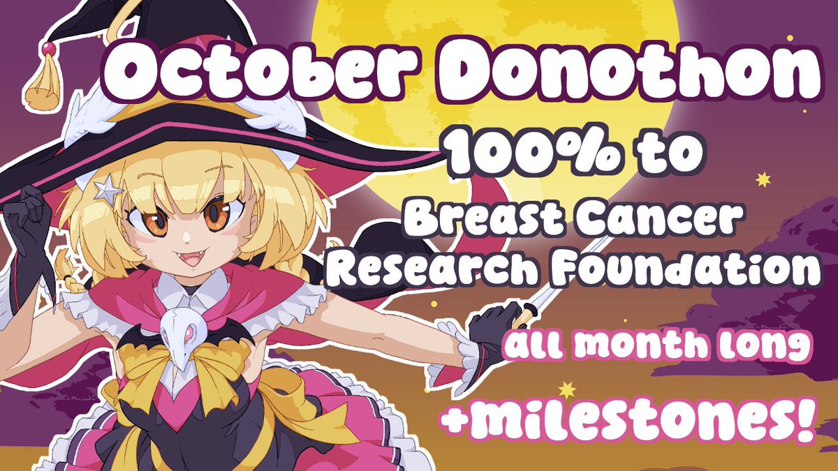 AmaiLilia's tweet photo. OCTOBER DONOTHON

Im doing a donothon all october!!

100% of the donations go directly to the Breast Cancer Research Foundation, and Im going to set up a Tiltify for it!!

Starting Oct. 3rd!! https://t.co/SGkzcVFEFE