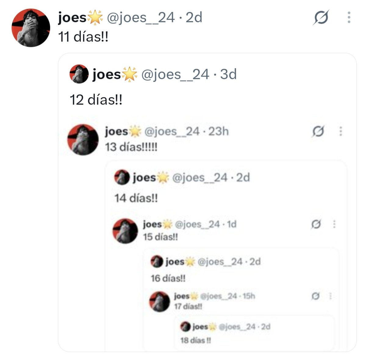 joes__24's tweet photo. 9 días!! https://t.co/wzJP1KFHwq