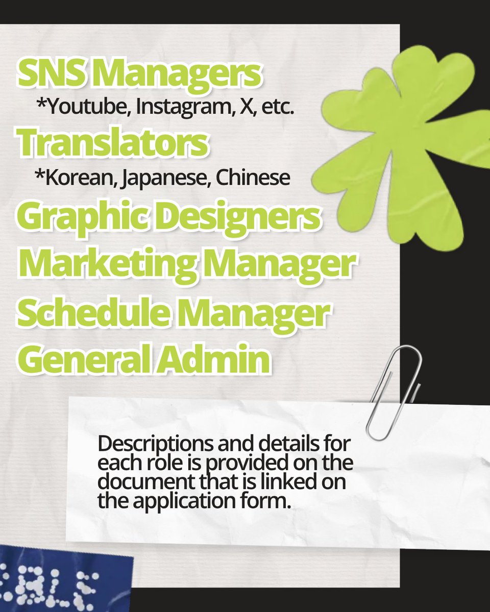 AND2BLE_GLOBAL's tweet photo. [🍀] Dear N:DCLO, 

AND2BLE’s comeback is coming soon, and we could use a few more hands to help us keep up with everything! 💚 

📋 apply here: https://t.co/ZmeXal8Iue 

If you’ve been thinking about joining AND2BLE Global, now is the time! We’re urgently looking for: 
☆ SNS Managers
☆ KR / CHN / JPN Translators
— applications for ANY role are welcome !!! 

We didn’t receive any applications during September, so our recruitment form is still open, and we’re really hoping to see some of you join us this time! 

Come be part of the team and help us support AND2BLE during their next era! 💚 

#AND2BLE #앤더블