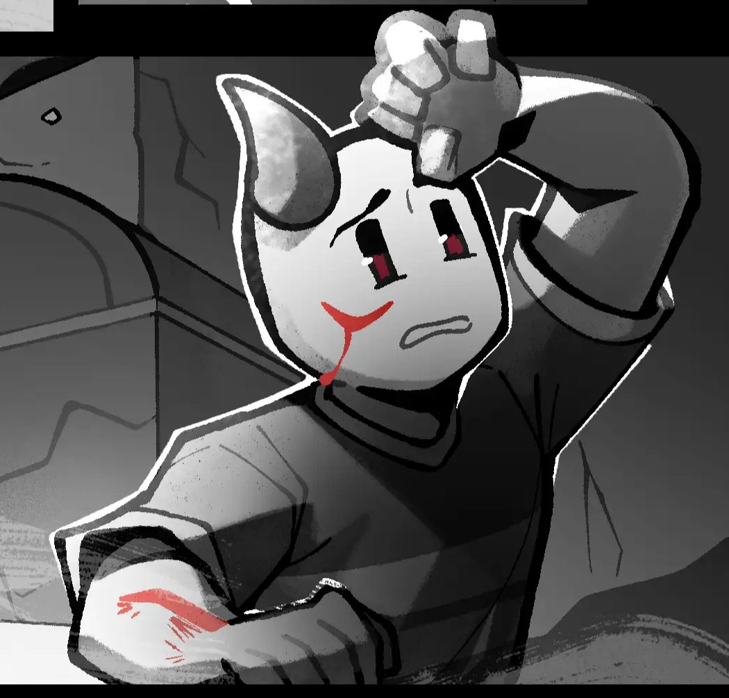 CuteChocoFlan's tweet photo. Swords Mastery be like Ah! Heres my suspicious RED DEEP cuts that go through my armor that COINDENTALLY resemble the same cuts Windforce gave Sword and after, she STARES conveniently veeery, very, pensative and quietly. Like pondering. Maybe remembering. https://t.co/bLrYVuZH39