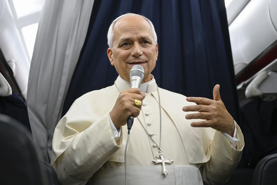 Forbes's tweet photo. Pope Leo Says AI Safety Fears Are Not ‘Fake News’ And Criticizes Nvidia’s Billionaire CEO
https://t.co/4B8YTg6xm2 https://t.co/v9s2wtowht