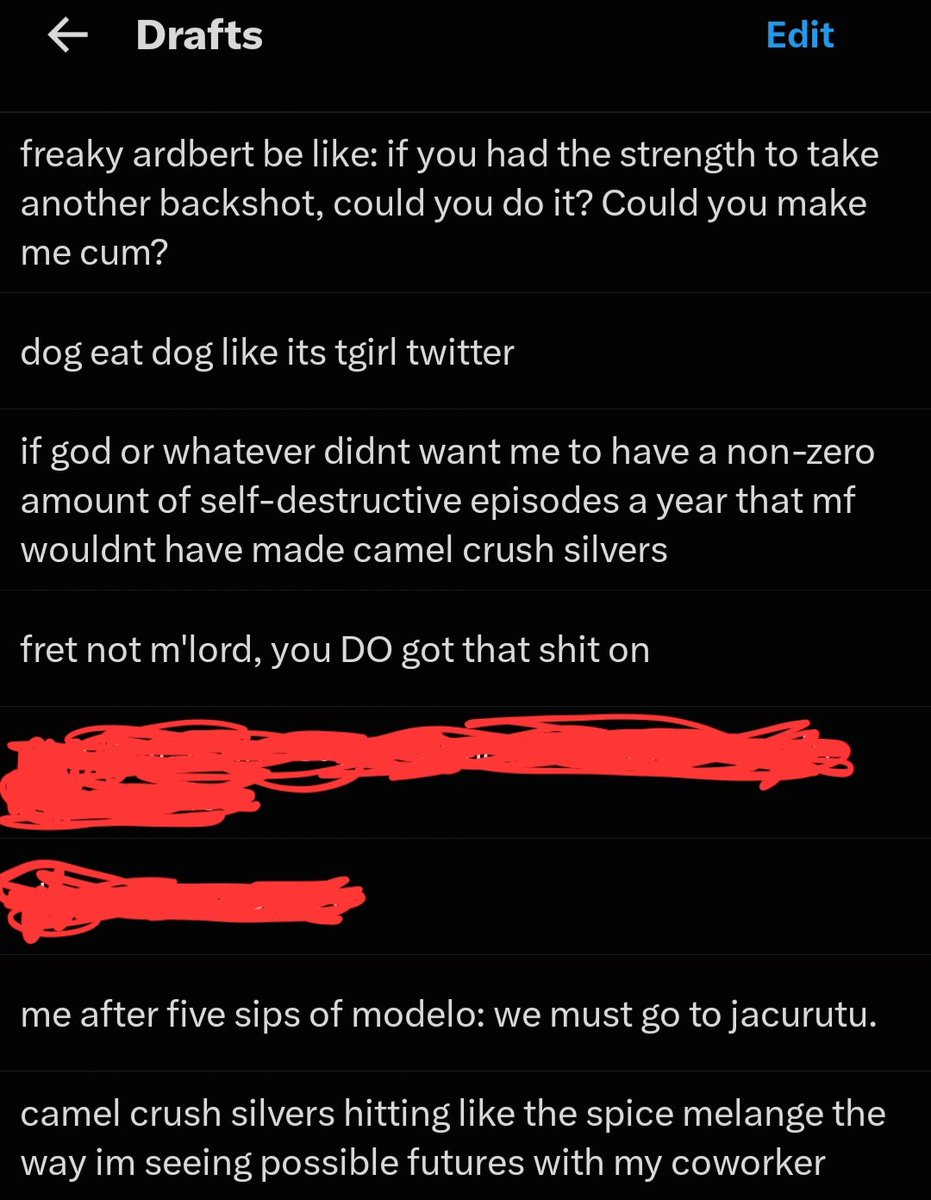 twelftharcana's tweet photo. looked at my drafts for the first time in awhile what was i even saying https://t.co/R5y9jGVTC4