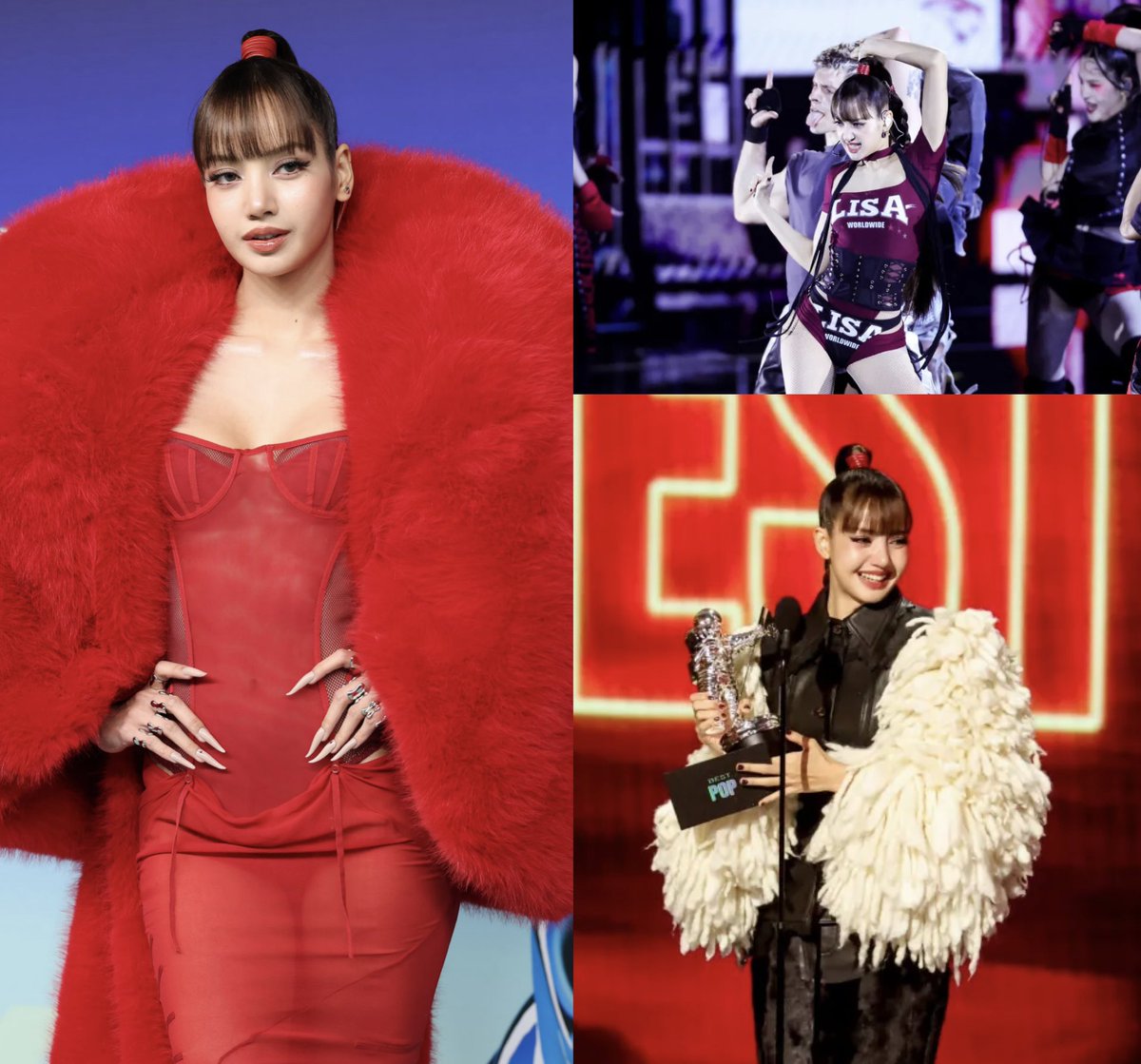 TheePopCore's tweet photo. LISA is currently dominating TikTok discourse, with multiple moments surrounding her appearance at the 2026 #VMAs entering the trending topics list &amp; generating 284.5 MILLION cumulative video views across related videos. https://t.co/1KHywxzsnD