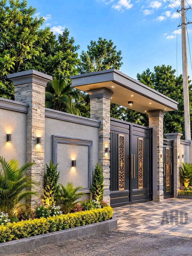 TJ_Design_Build's tweet photo. Your gate is not just an entrance _ itโs the first chapter of your homeโs story.
Would you choose a design like this for your home? ๐ก
#GateDesign #ModernGate #CanopyDesign #HomeDesign #ArchitecturalDesign #LuxuryHomes #CompoundDesign #AHD #affordablehousedesigns https://t.co/WdpL5jQp4u