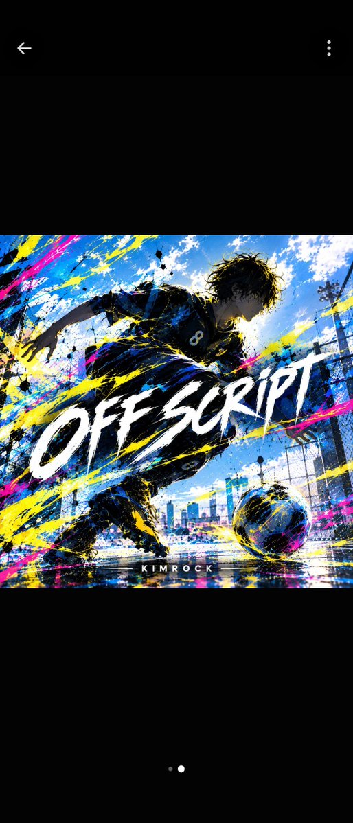 glaytosaiyaman's tweet photo. ⚽【本日リリース】
KIMROCK 7th Single
『Off Script』
2026年9月29日(火)
予測不能。
自由自在。
この世界は、
俺の遊び場だ。
誰にも読めない軌道を描け。
🎧 本日より各音楽配信サービスで配信開始!
#KIMROCK #OffScript #新曲 #Single
https://t.co/O0wApjcEQL https://t.co/iDJk4jUW3C