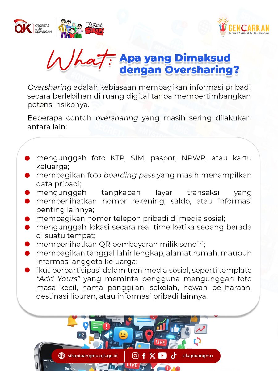IntanCharamel's tweet photo. Kemudahan teknologi memang membuat aktivitas keuangan menjadi lebih praktis. Namun di balik itu, setiap orang juga memiliki tanggung jawab untuk menjaga data pribadinya. Ingat, pelaku kejahatan digital tidak selalu membutuhkan seluruh data sekaligus. https://t.co/vQY6cRIOM0