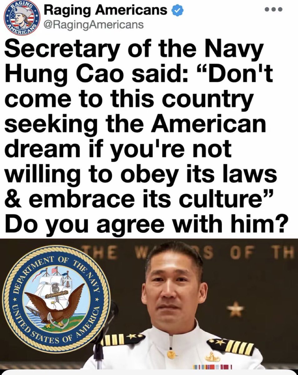 ProudElephant's tweet photo. Perfectly said @HungCao_VA! 👏🏼🇺🇸 https://t.co/iBcPzNiWTH