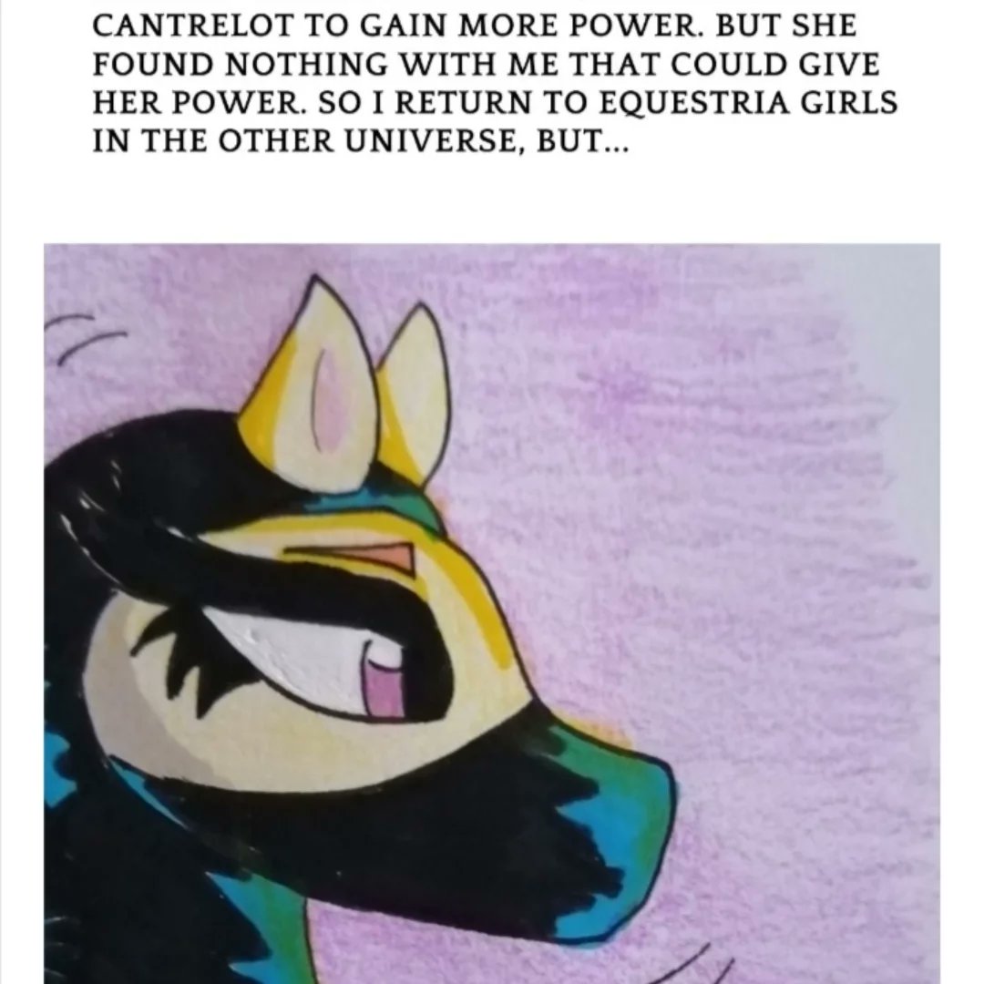 VioletteTimbers's tweet photo. I created my own story about Adagio Dazzle, and she even gave me a suggestion. Thank you so much for turning my idea into a story. https://t.co/Lp8ZQb2Sb0