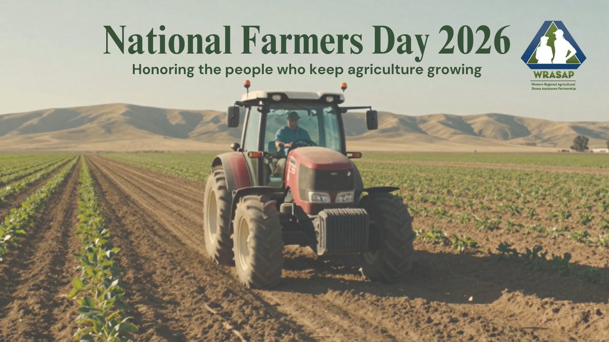 WRASAP's tweet photo. 🌾Today, we honor the farmers and farm families who work tirelessly to grow the crops that sustain our communities.

#WRASAP is proud to support farmers and their families. Thank you to the people who keep agriculture growing! 💚

#NationalFarmersDay #Farmers #Agriculture https://t.co/9NxrHqP9N8