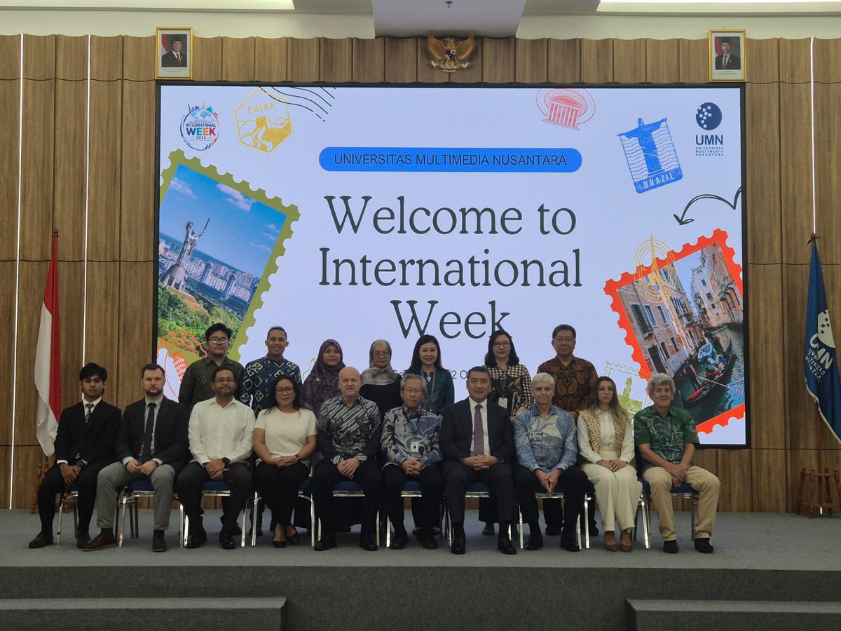 EmbKaz's tweet photo. Jakarta, September 28, 2026 – The Embassy of Kazakhstan in Indonesia is participating in the International Week at University Multimedia Nusantara (UMN), aimed at strengthening cultural and educational ties and enhancing the visibility of partner countries. https://t.co/NQb1AB8fV8
