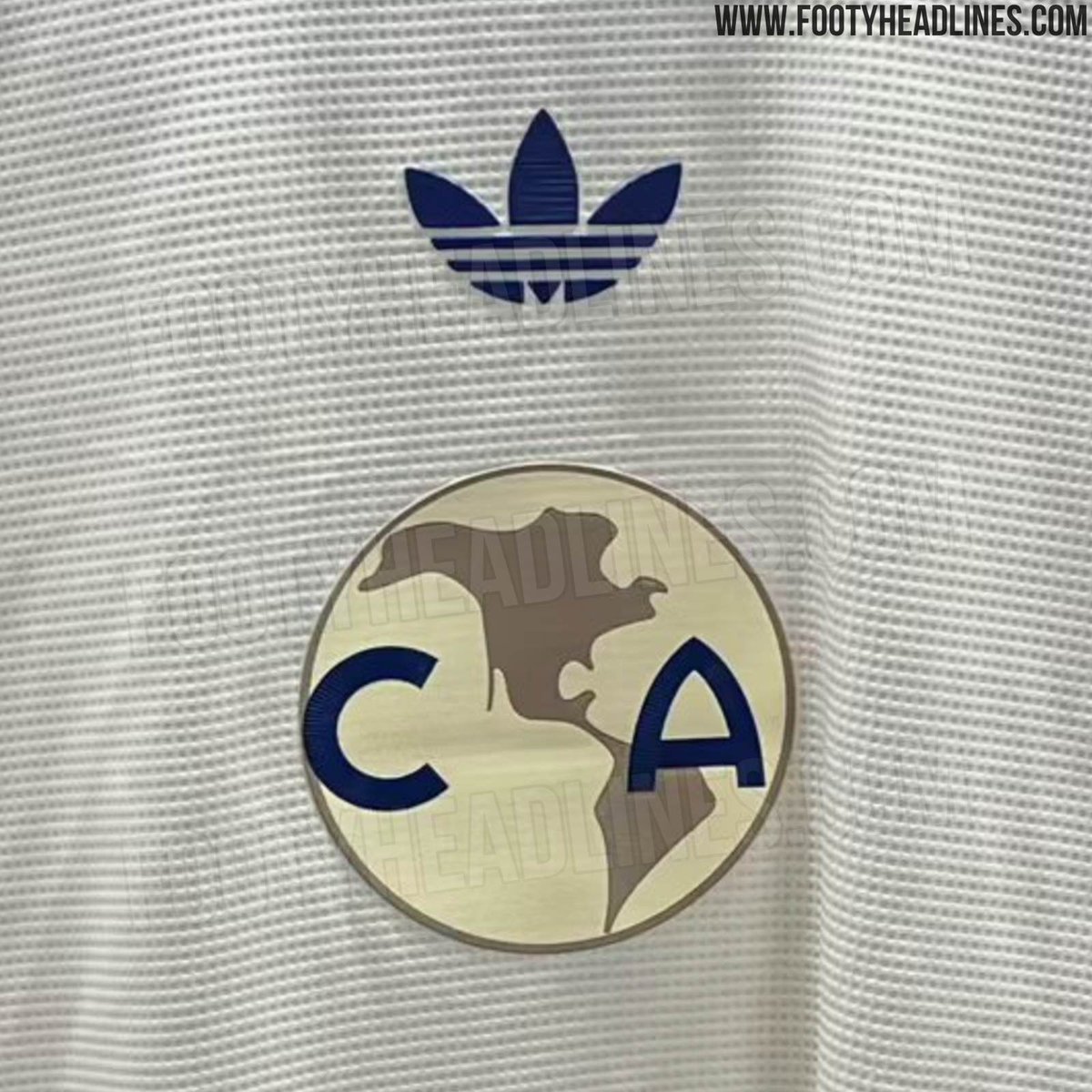Footy_Headlines's tweet photo. 𝑪𝒍𝒖𝒃 𝑨𝒎é𝒓𝒊𝒄𝒂 𝟐𝟔-𝟐𝟕 𝟏𝟏𝟎𝒕𝒉 𝑨𝒏𝒏𝒊𝒗𝒆𝒓𝒔𝒂𝒓𝒚 𝑲𝒊𝒕 𝑳𝒆𝒂𝒌𝒆𝒅

Update - Tuesday, September 29, 2026: Ahead of its official launch scheduled for October 2026 to celebrate the club's founding in 1916, we can leak a counterfeit based on the official Club América 26-27 110th anniversary kit.

[@ohcaar @Retr0Tv1]
