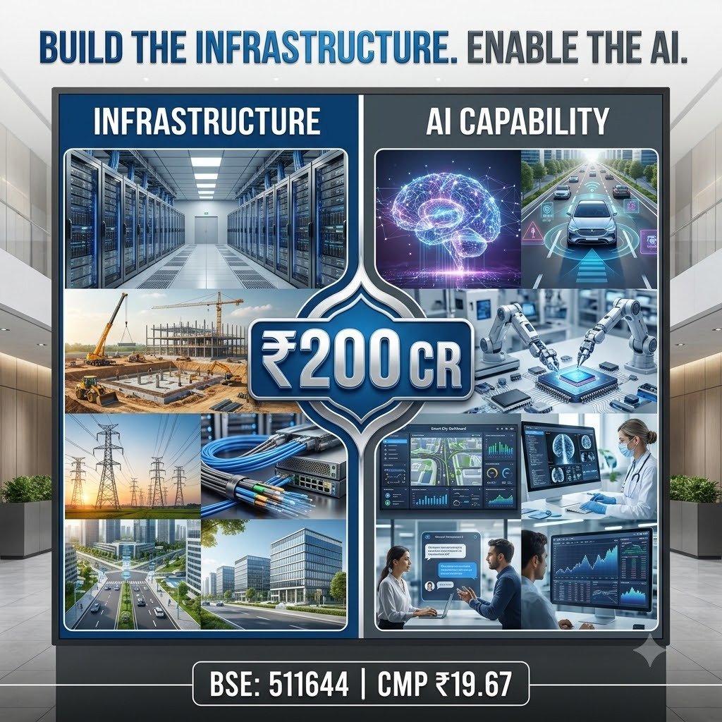 MedisonFlame32's tweet photo. Q1 FY27 MOMENTUM! Omega posted ₹78.35 Cr consolidated revenue, up 272.4% YoY. Consolidated PAT reached ₹5 Cr, up 126% YoY. Board also approved a ₹200 Cr fundraise for AI and digital infrastructure.
CMP: ₹19.67 #AI_Multibagger_Stock https://t.co/ckDgTAYL8m