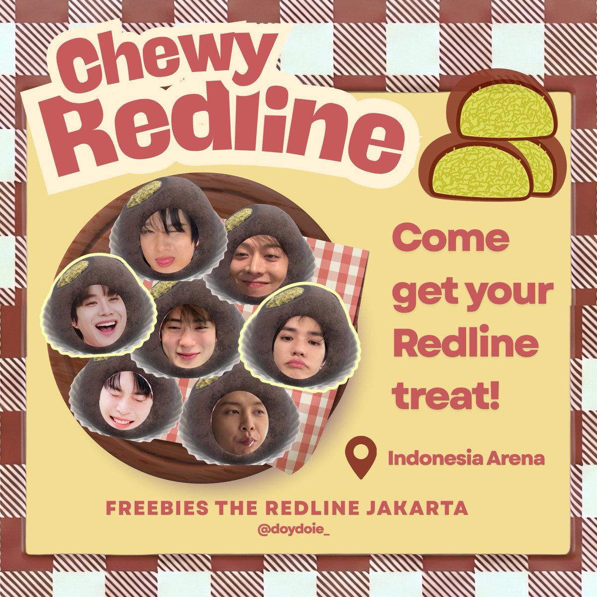 doydoie_'s tweet photo. FREEBIES NCT 127 THE REDLINE IN JAKARTA 

🗓 03/10/2026
📍Indonesia Arena
⏰️ TBA

#NCT127 #NCT127_5TH_NEOCITY_THE_REDLINE #NCT127inJAKARTA https://t.co/106Cb4L9rc