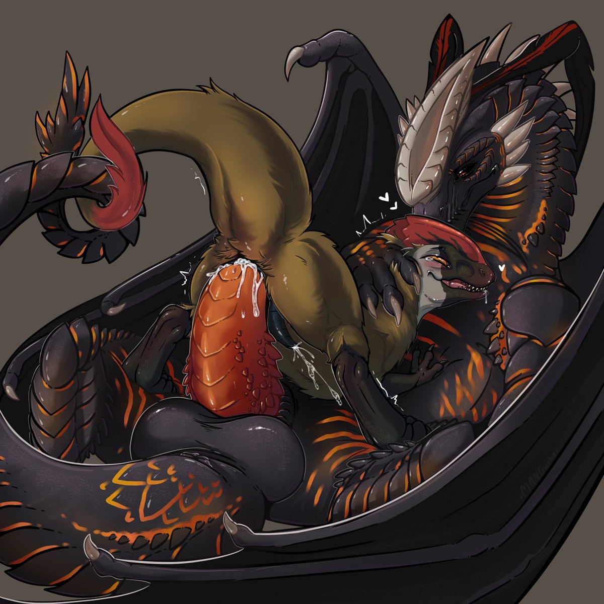 NovxKingAD's tweet photo. Tight fit.. but we make it work @////@ 

🐉: @aussie_scav https://t.co/5EsDrxL5II