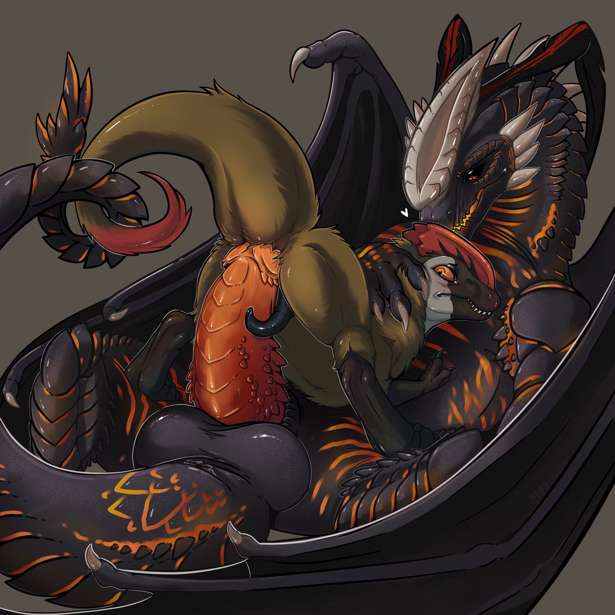 NovxKingAD's tweet photo. Tight fit.. but we make it work @////@ 

🐉: @aussie_scav https://t.co/5EsDrxL5II