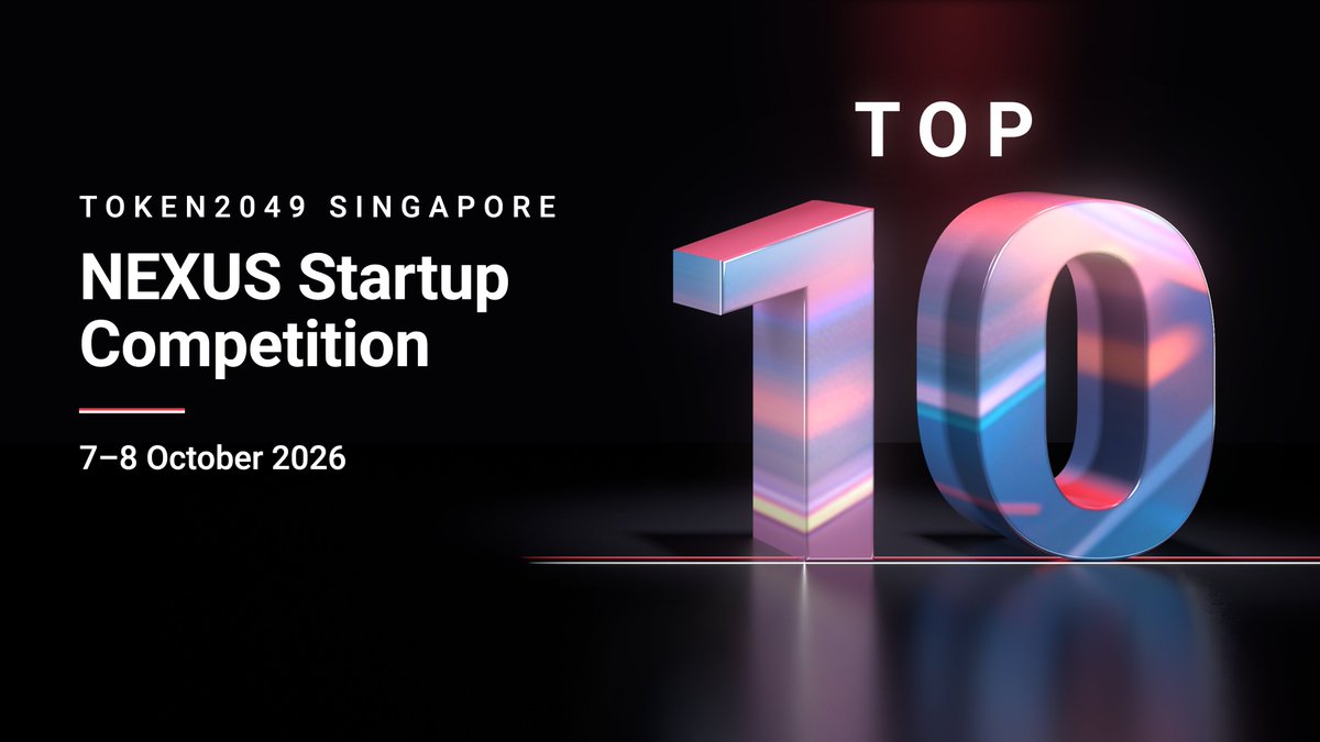 TheRiskProtocol's tweet photo. The Risk Protocol has been selected for the @token2049 NEXUS Top 10 🏆

More than 1,000 startups applied, and ten of us will pitch in Singapore on 7–8 October to judges from @DragonflyVC, @multicoin, and @MaelstromFund.

Every mature market learns to split its risk and hand each piece to the person who wants it. We are building the Risk Layer of crypto, and we cannot wait to show it on stage.

See you in Singapore 🇸🇬

https://t.co/LRmcWJuc8j