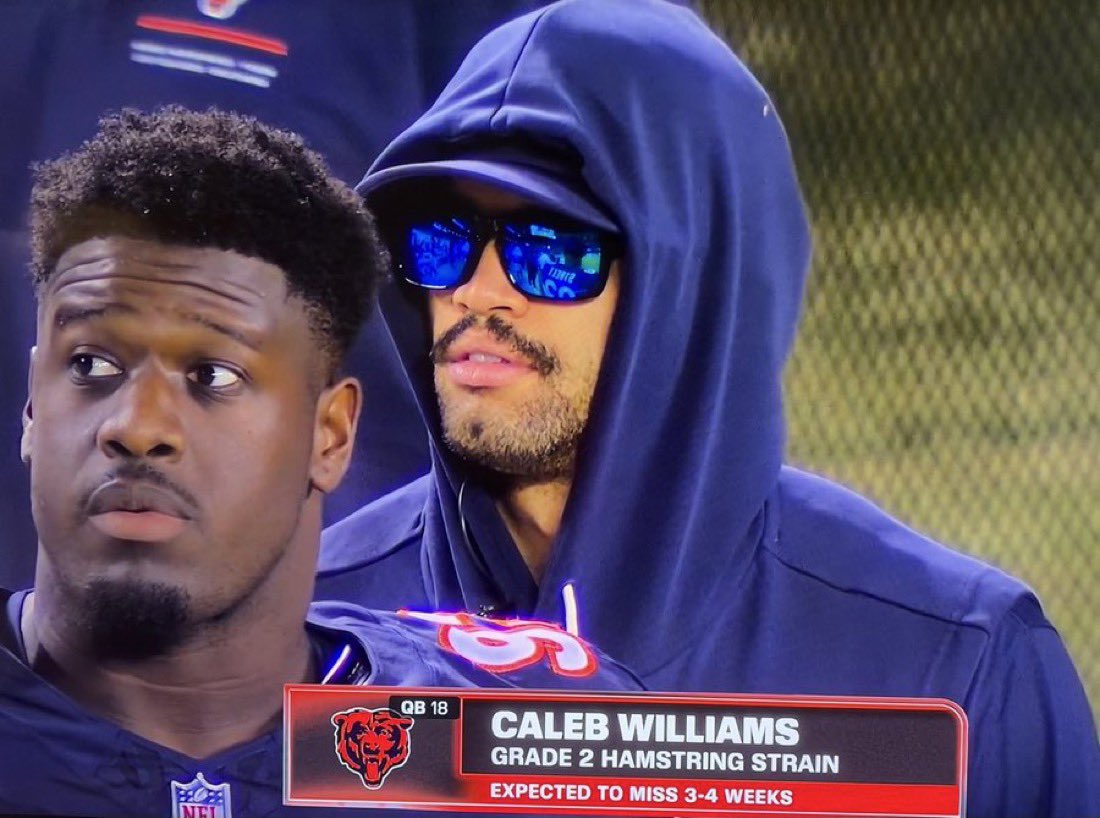 barstoolsports's tweet photo. Caleb Williams looks like he’d sell you the best mid weed of your life https://t.co/uP2DKWRpQn