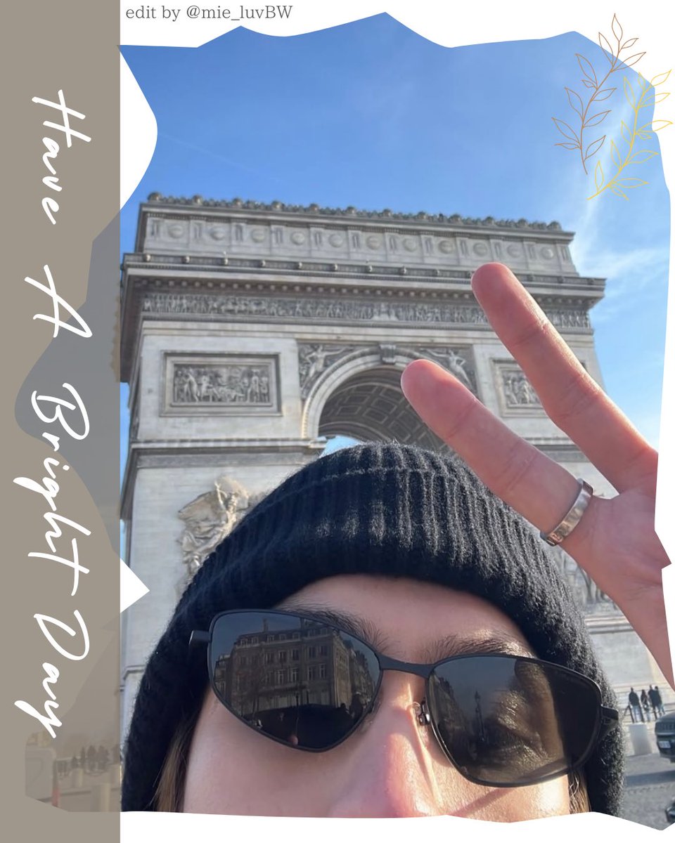 mie_luvBW's tweet photo. Bright Morning (midnight in Paris 😂)
Hope you had a great time in UK. You'll be busy again to go across the countries, but seeing you shining global fields makes me happy and feel proud :)
#bbrightvc @bbrightvc
#HaveABrightDay
Stay healthy and happy first, I'm here for you as always. Have a great stay in Paris!
🤍