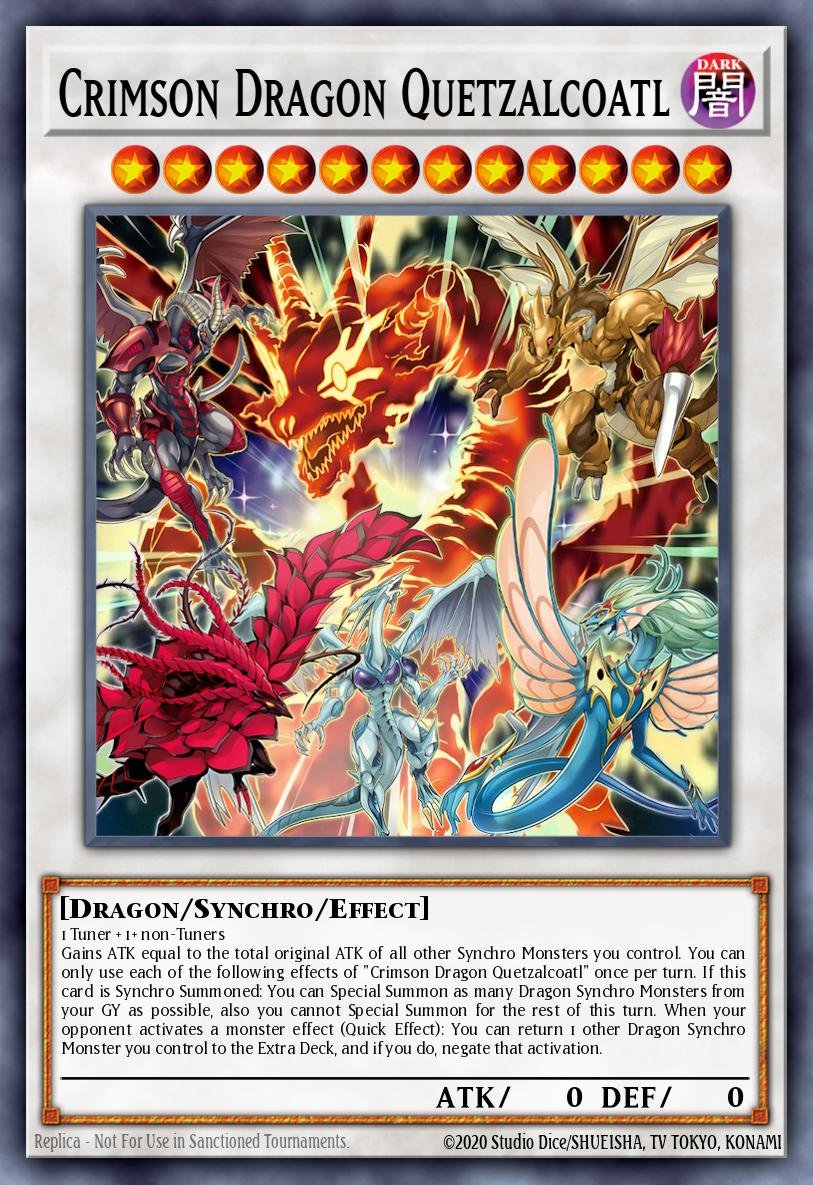 every_ygocard's tweet photo. Crimson Dragon Quetzalcoatl https://t.co/OxkcxTJdcf