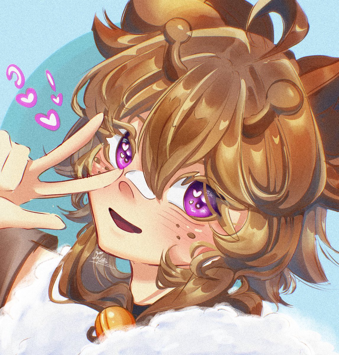 Fufurire's tweet photo. ANOTHER ONE ! HERE YOU GO @Giraphe0  🧡🧡
TWO SLOTS LEFT ! (I think)
One every day seems like alota work but I think I'm getting faster
#artmootsㅤ #Vtuberㅤ #smallartist https://t.co/kELQGmDef3