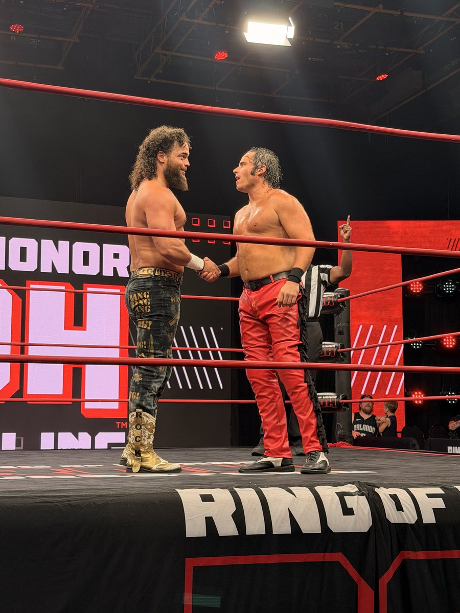 Jaycob's tweet photo. Match 17: Daddy Magic V Juice Robinson #ROH https://t.co/MwHnEnvocE