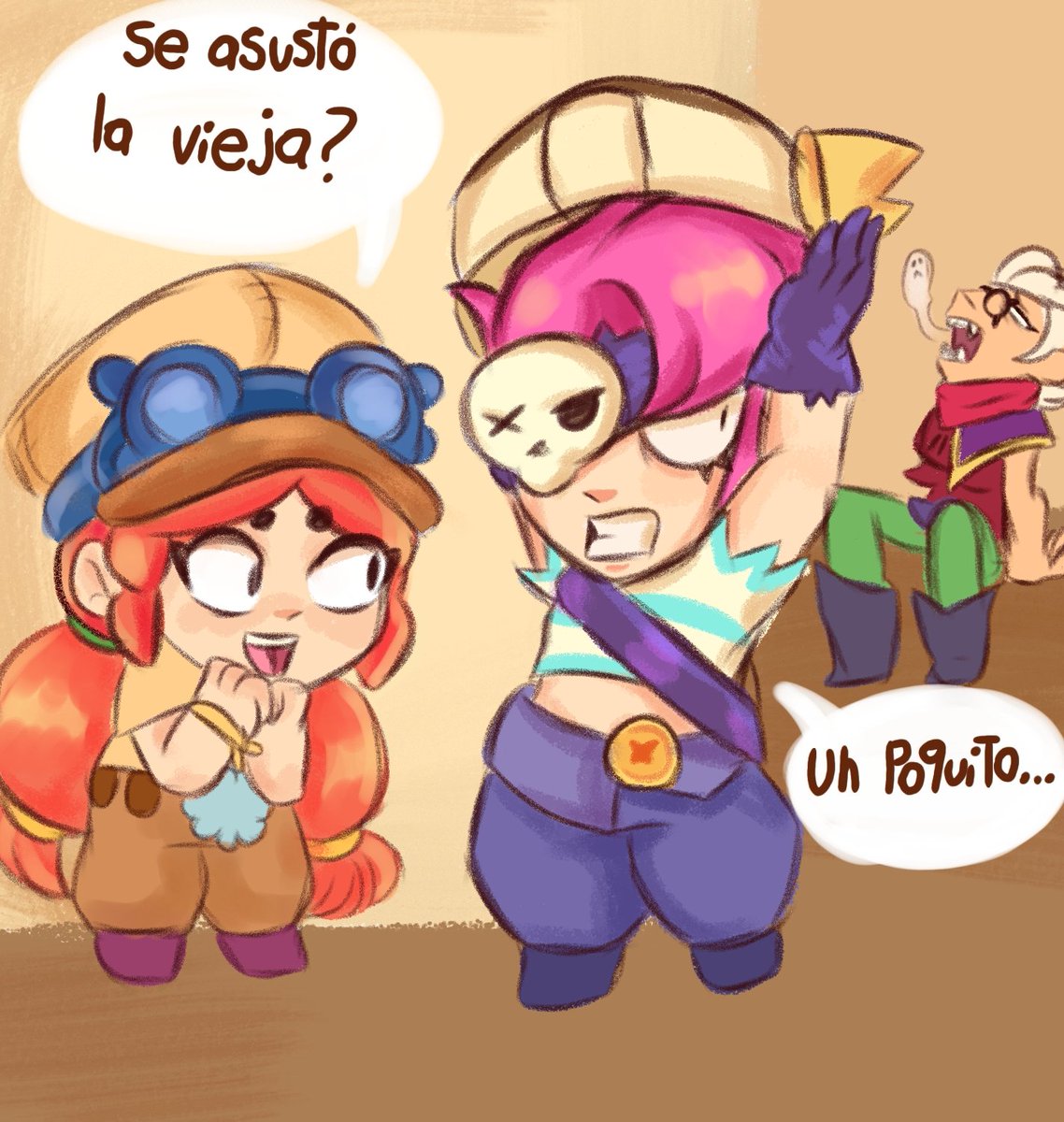 multi_DOOdlesss's tweet photo. Si algún día Larry y lawrie trabajan yo buscaré trabajo  #brawlstarsfanart #digitalartㅤ https://t.co/Z9VqaaAFvC