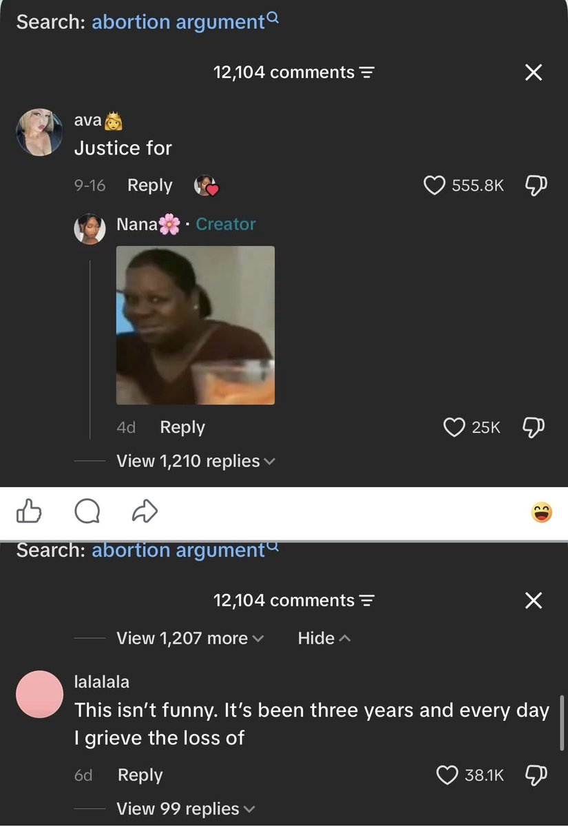 yvessirae's tweet photo. This comment section would hate to see as a pro life 🤣 I’ve been dying laughing https://t.co/Heab0Yw6oU
