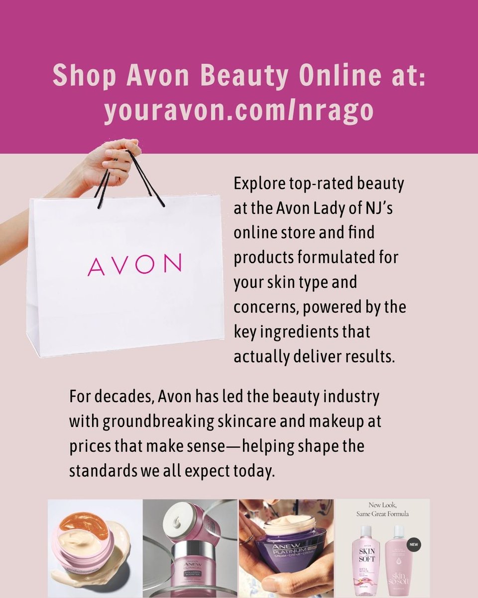 AvonLadyNJ's tweet photo. Busy life, high standards? I curate multi-tasking, clean-ingredient picks so you skip the guesswork β¨ Shop through me for Ambassador-only perks. What fragrance says 'you' right now? π«
#CleanBeauty #MultitaskingMakeup #AvonLadyNJ https://t.co/QUbeQZoLW6