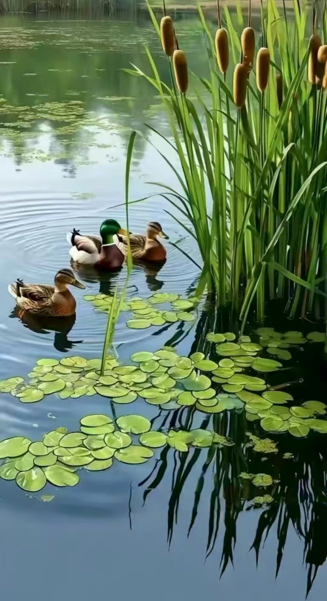 Heeeelllooa's tweet photo. [Looking at the mandarin duck by the fish tank, feeling so carefree these days!] https://t.co/XtwFvlo6jZ