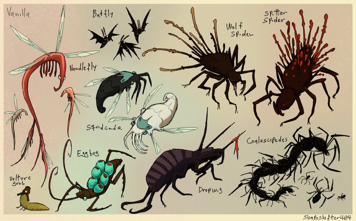 shapeshifter404's tweet photo. #rainworld
arthropods https://t.co/xgYMu4xM4k