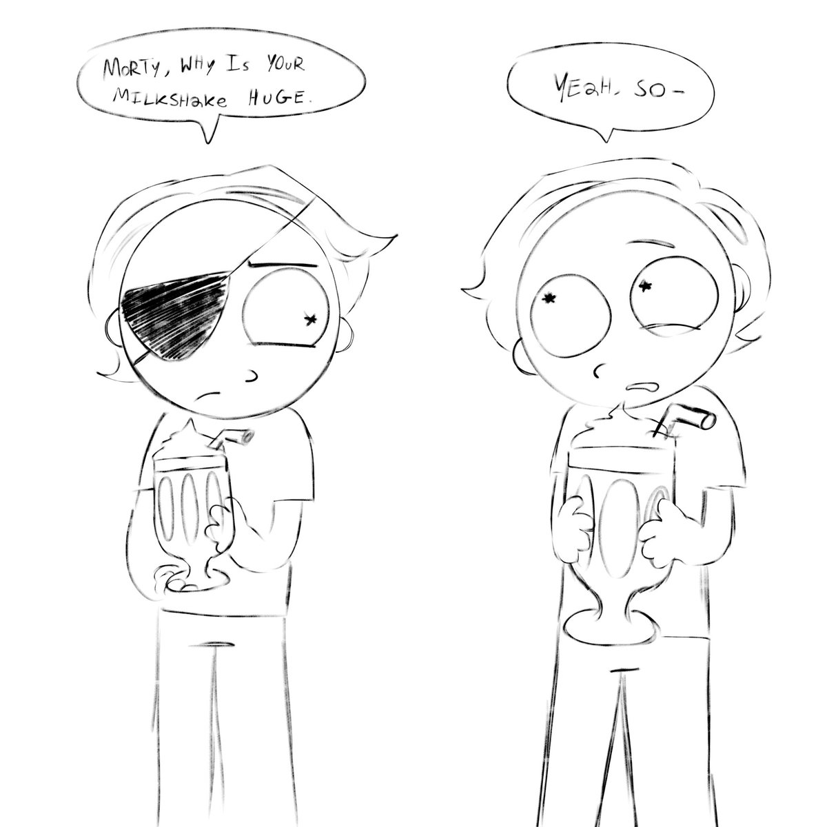 noisessh's tweet photo. Finally decided on how I’ll draw Morty. #pemorty #mortycest https://t.co/2r8mKWZKKA