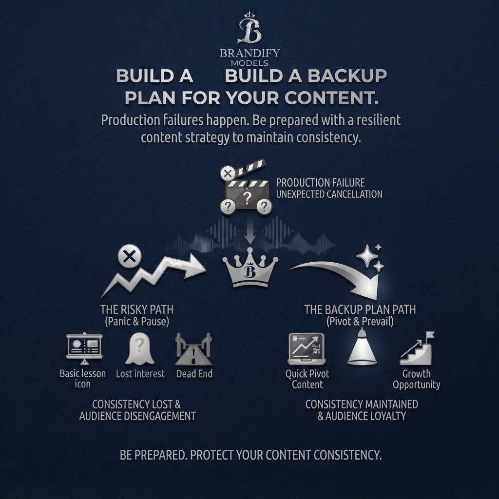 BrandifyM's tweet photo. 🎬 Quick Tip: Build a backup plan for your content!

Unexpected delays happen. Keep backup ideas, repurpose existing content, and stay flexible with your schedule.

Your creativity deserves a Plan B! ✨

#BrandifyModels #ContentCreation https://t.co/K1H59BdwaS