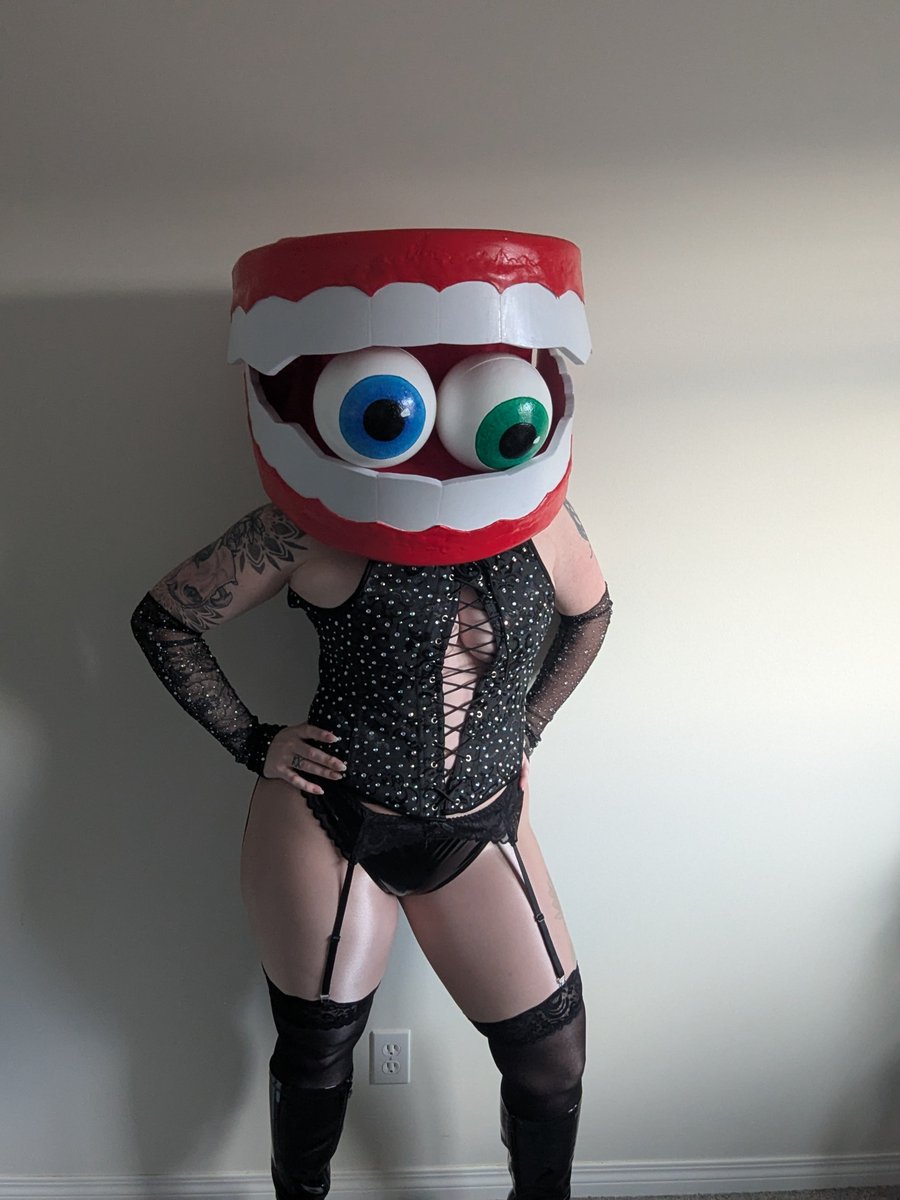 _K_Bean's tweet photo. A little more Fran-Caine-Furter 
Thanks for the amazing au @Blueberrysoda_ 

#tadcau #cainetadc #tadc #cosplay https://t.co/aWk8lcTd9t