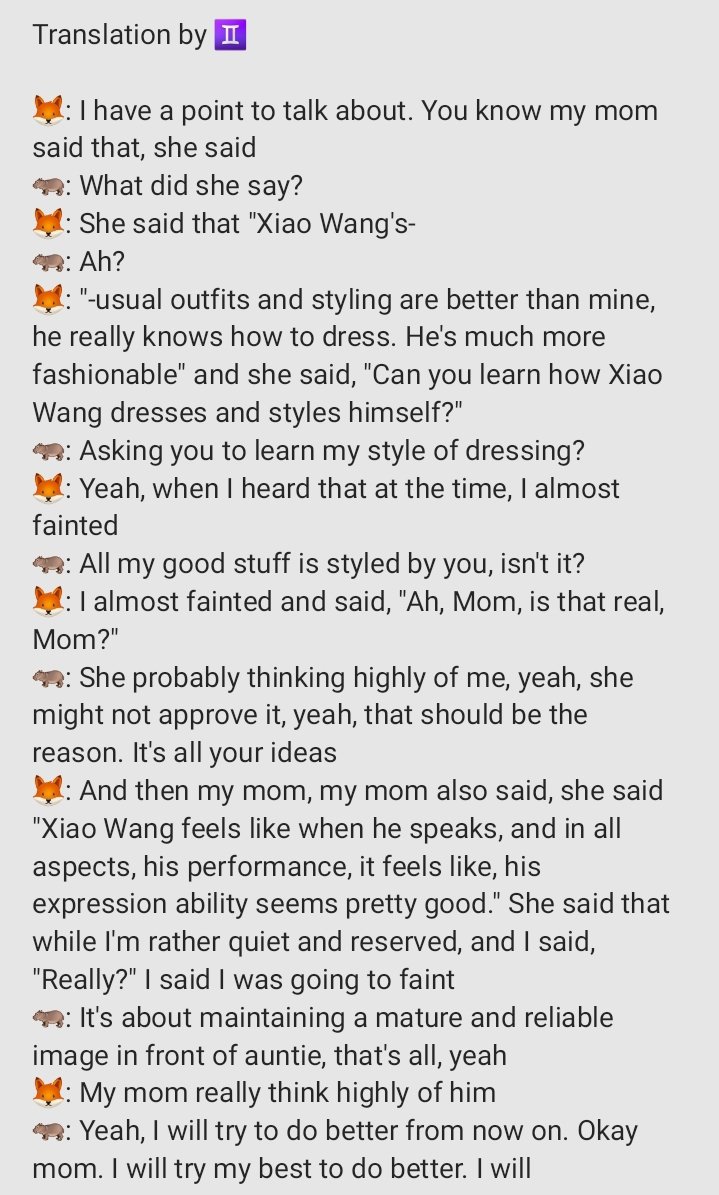 azurekyryll's tweet photo. 🦊: My mom really thinks highly of him
🦛: I will try do better from now on. Okay, Mom

Cr: -想听日心说-
https://t.co/2NyA6MagVN https://t.co/0Pmrob0A02